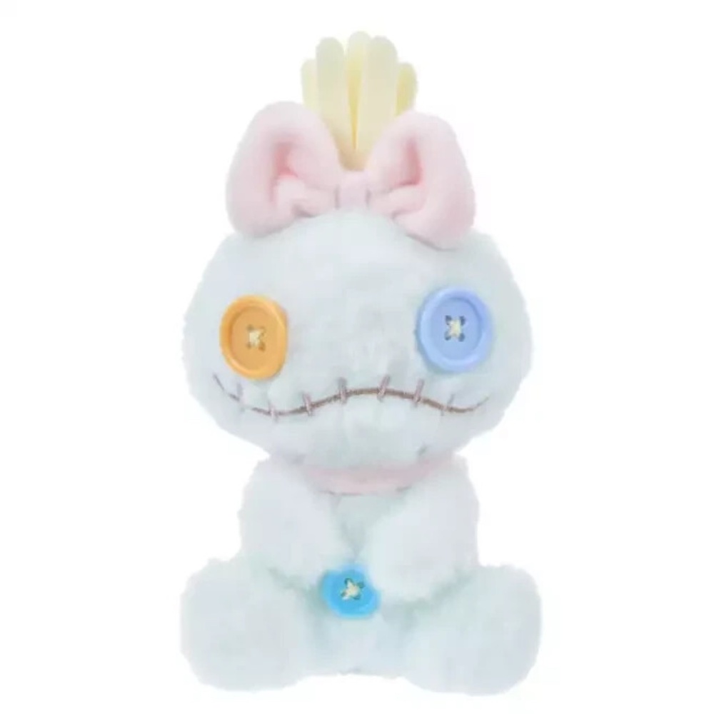 Japan Disney Store Scrump Plush Toy Keychain Stitch PASTEL Lilo & Stitch - NEW - Picture 3 of 6